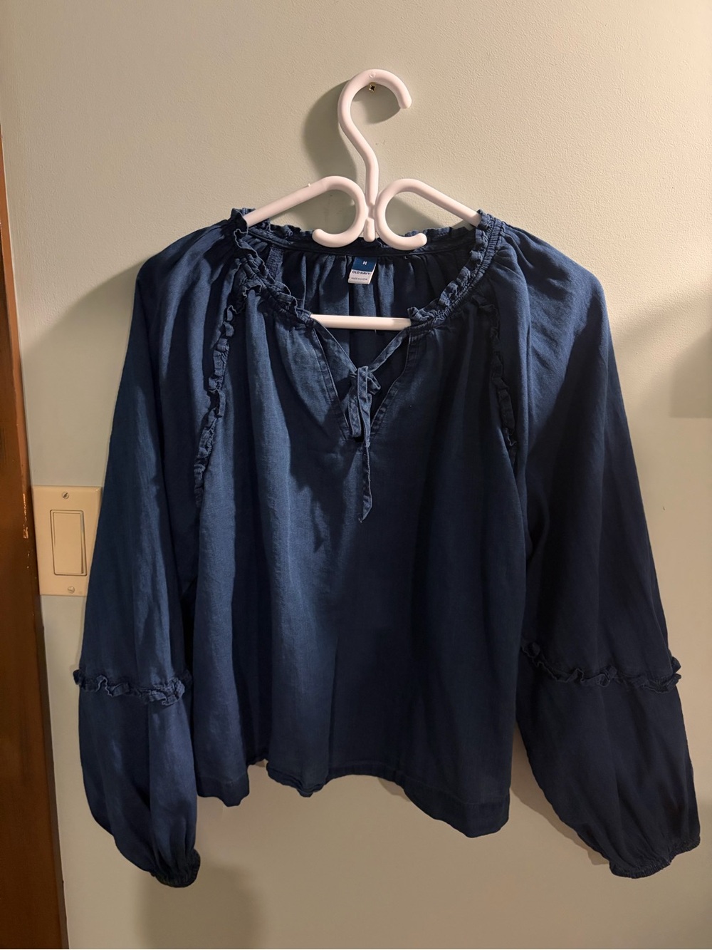 Navy Jean Blouse